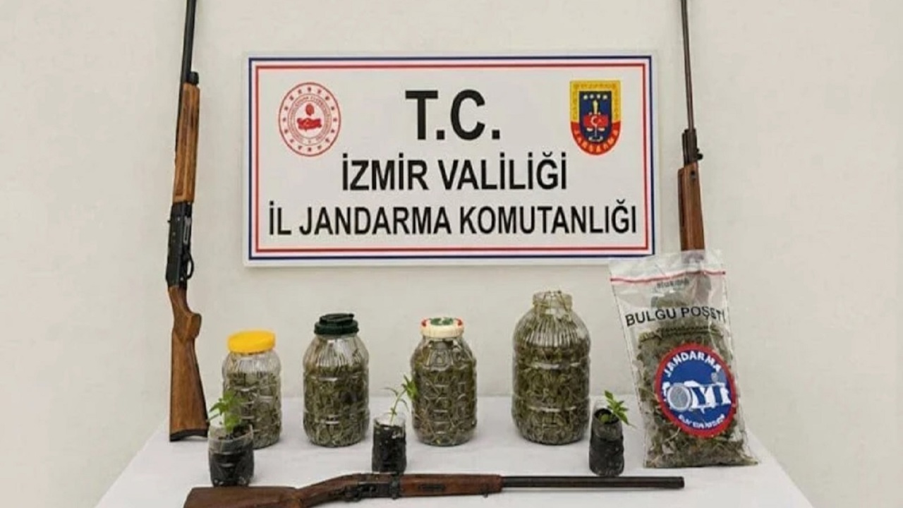 İzmir'de uyuşturucu ve silah ele geçirildi: Bir tutuklama