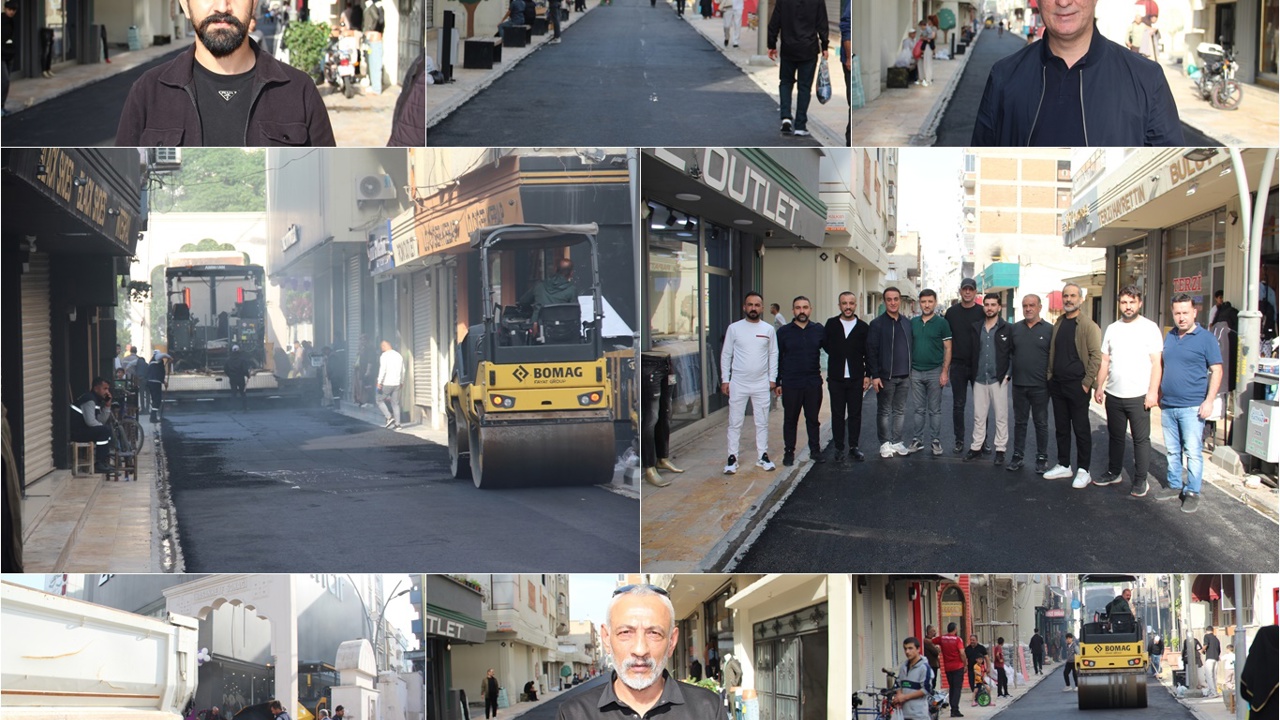 Batman'da trafiğe kapalı sokağın asfaltlanıp trafiğe açılması esnafın tepkisine yol açtı