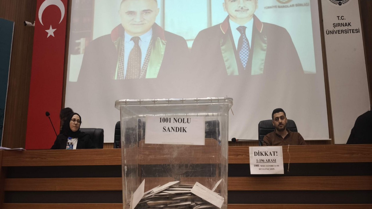 Şırnak'ta Baro başkanlığına Av. Metin Tatar seçildi