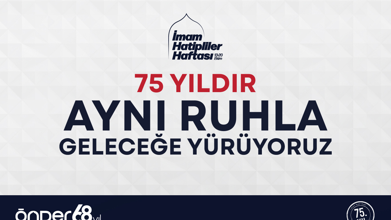 ÖNDER: 75 yıldır aynı ruhla kardeşçe geleceğe yürüyoruz