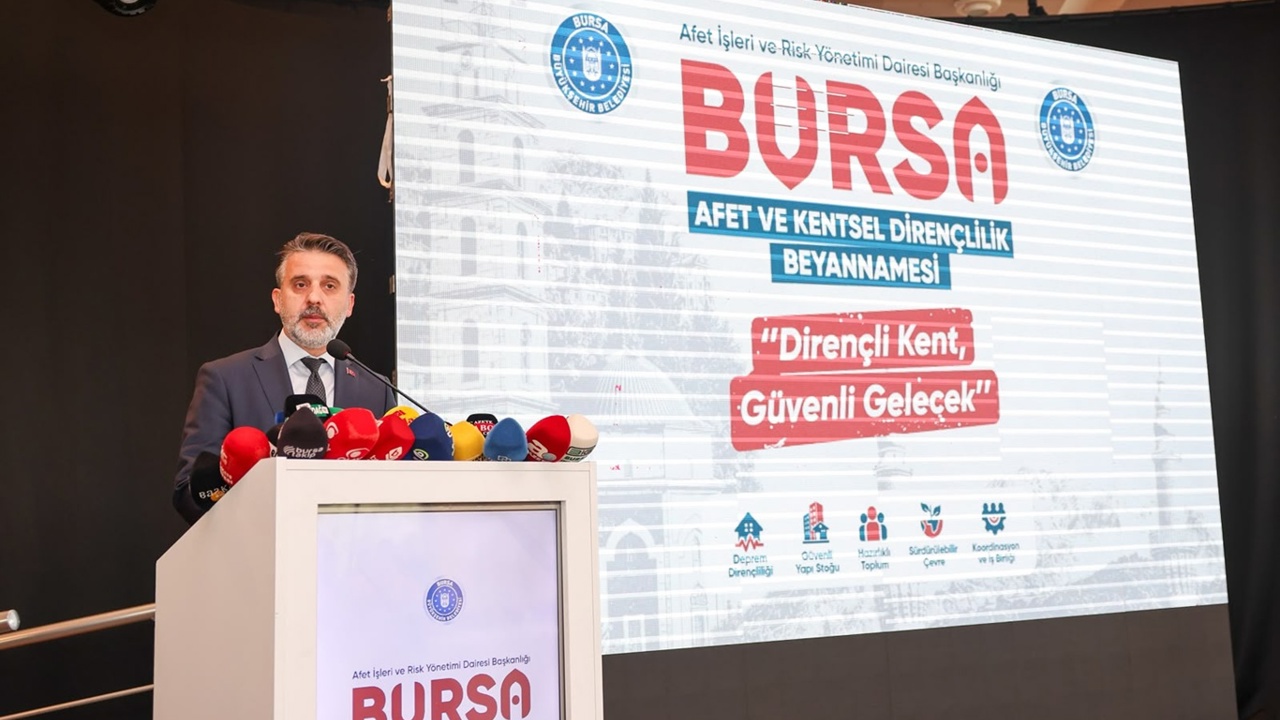 Bursa’da afetlere karşı dirençlilik beyannamesi hazırlandı