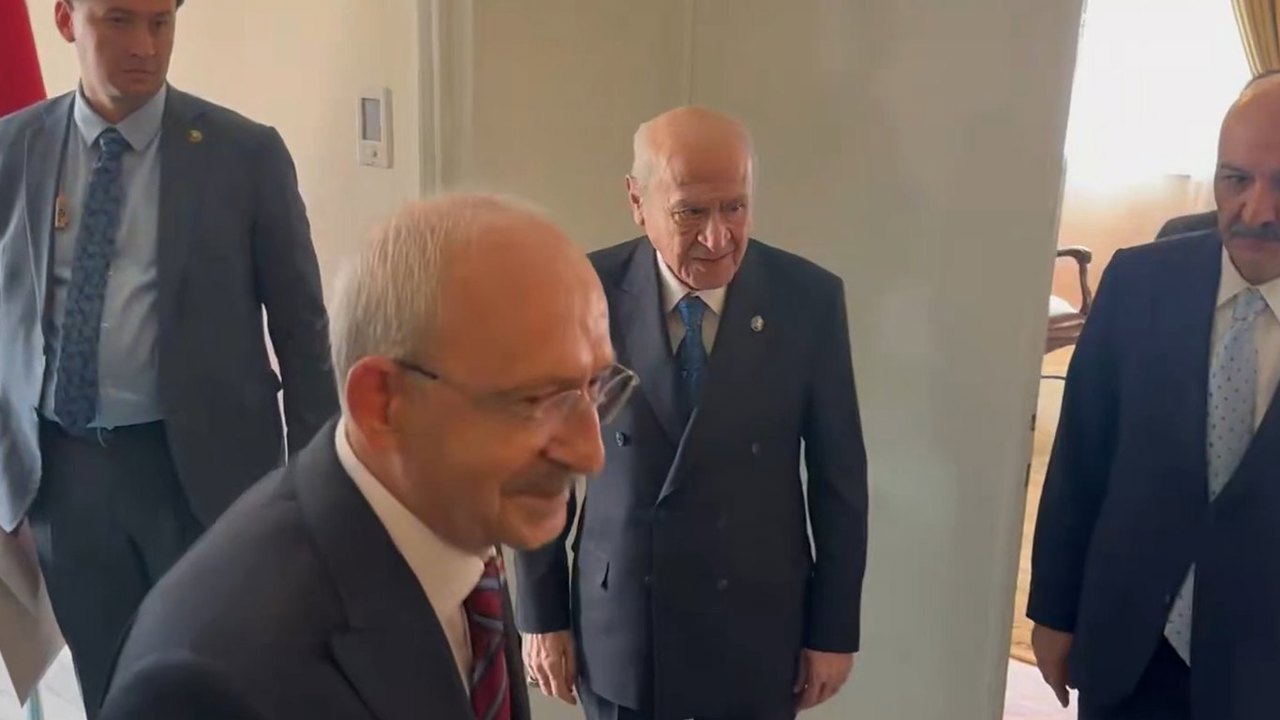 Bahçeli ile Kılıçdaroğlu bir araya geldi