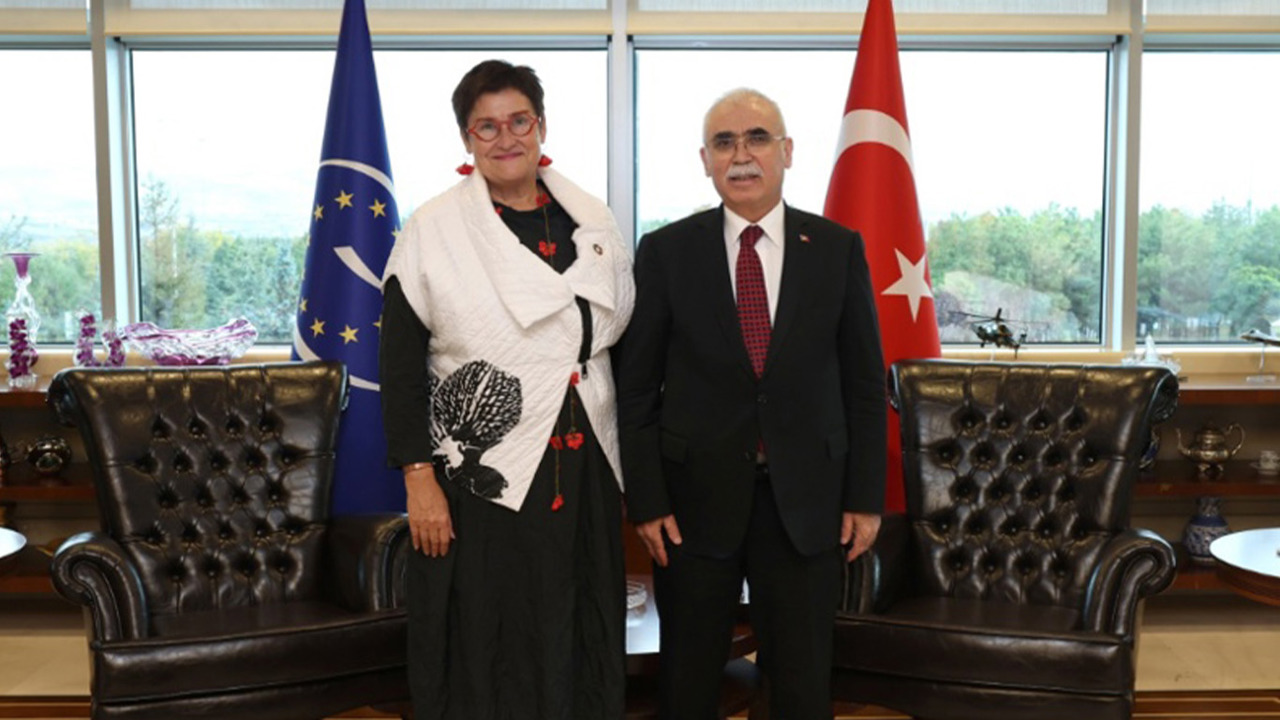 Anayasa Mahkemesi Başkanı Özkaya, AKPM Başkanı Bayr ile görüştü