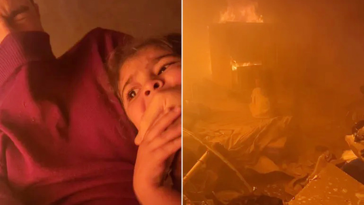Gazze'de 3 yaşındaki Meryem alevlerin arasından kurtarıldı: Annesi şehit oldu