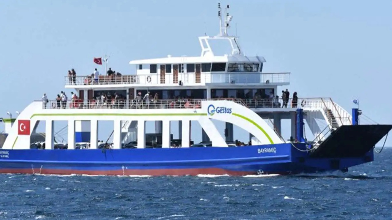 Geyikli-Bozcaada hattında bazı feribot seferleri iptal edildi