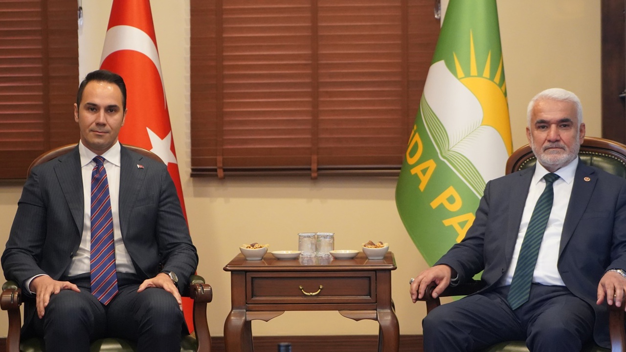 HÜDA PAR Genel Başkanı Yapıcıoğlu, DYP Genel Başkanı Küpeli’yi ağırladı