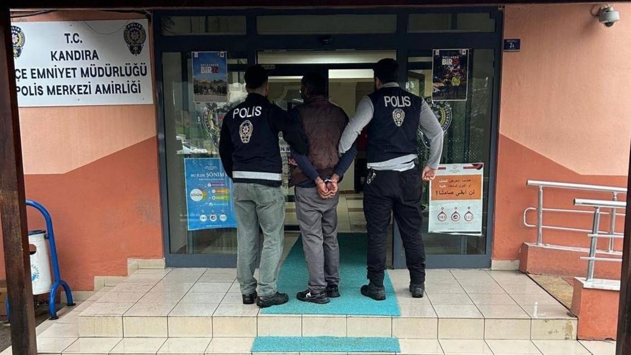 Kocaeli'de 25 yıl gün hapis cezası bulunan hükümlü yakalandı