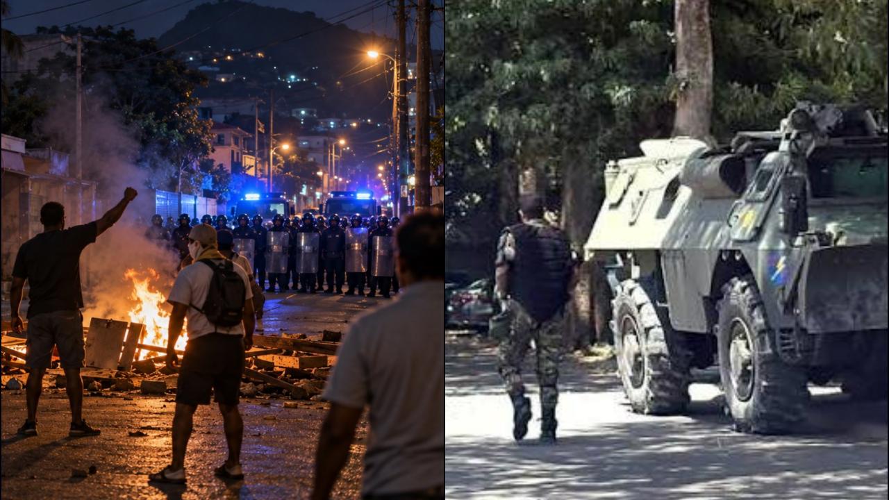 Morityus'ta protestolar nedeniyle sokağa çıkma yasağı uzatıldı