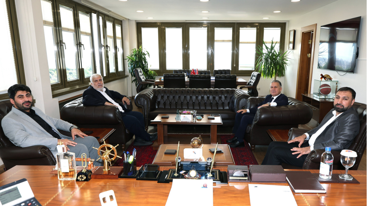 HÜDA PAR Mersin İl Başkanı Demir'den Rektör Yaşar'a ziyaret