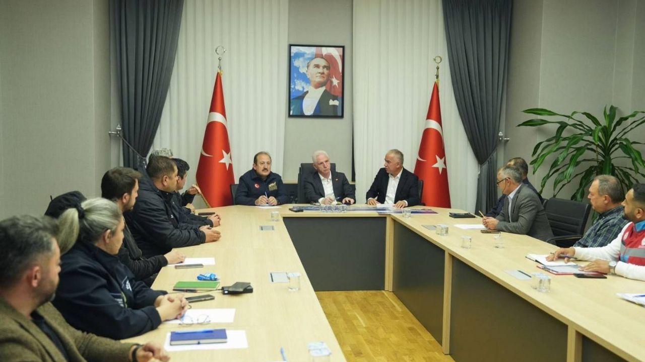 Şile'de sel ve su baskınlarına karşı alınan tedbirler değerlendirildi