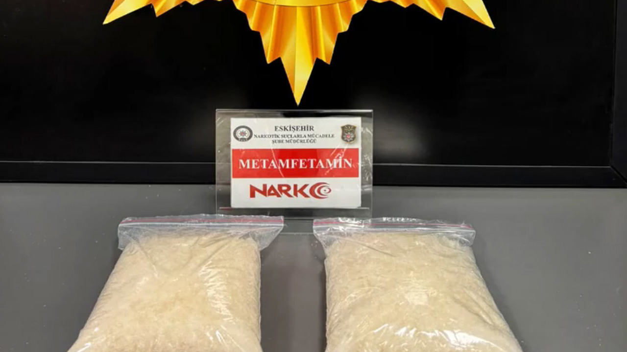 Eskişehir’de 2 kilogram metamfetamin ele geçirildi