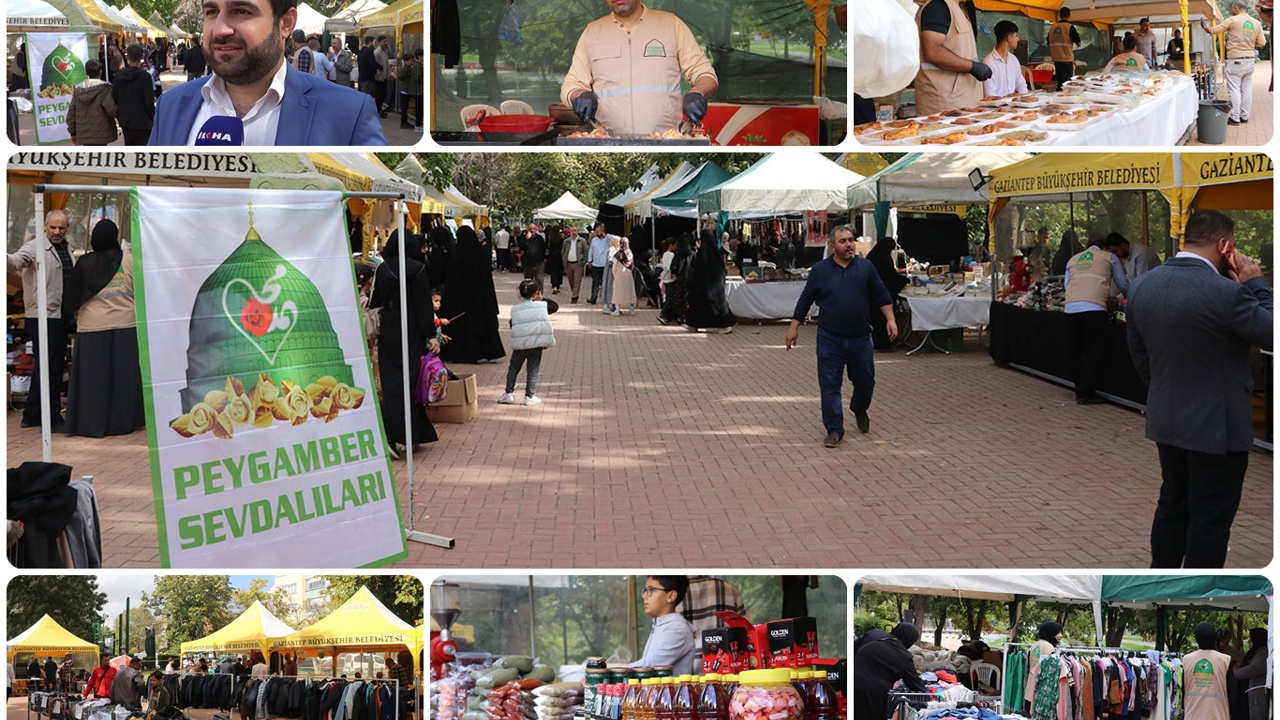 Gaziantep Peygamber Sevdalıları hayır kermesiyle gönüllere dokunuyor
