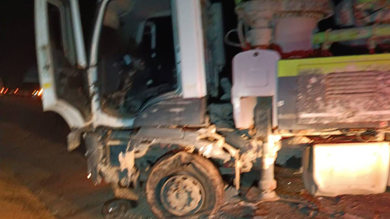 Malatya'da cip ile beton mikseri çarpıştı: 3 yaralı