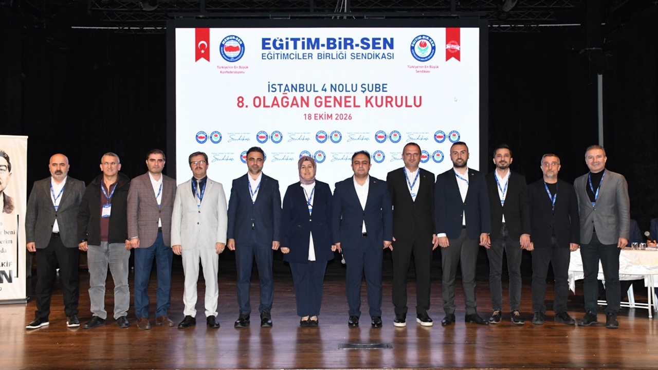 Eğitim Bir-Sen İstanbul 4 No'lu Şube Başkanı Duran güven tazeledi