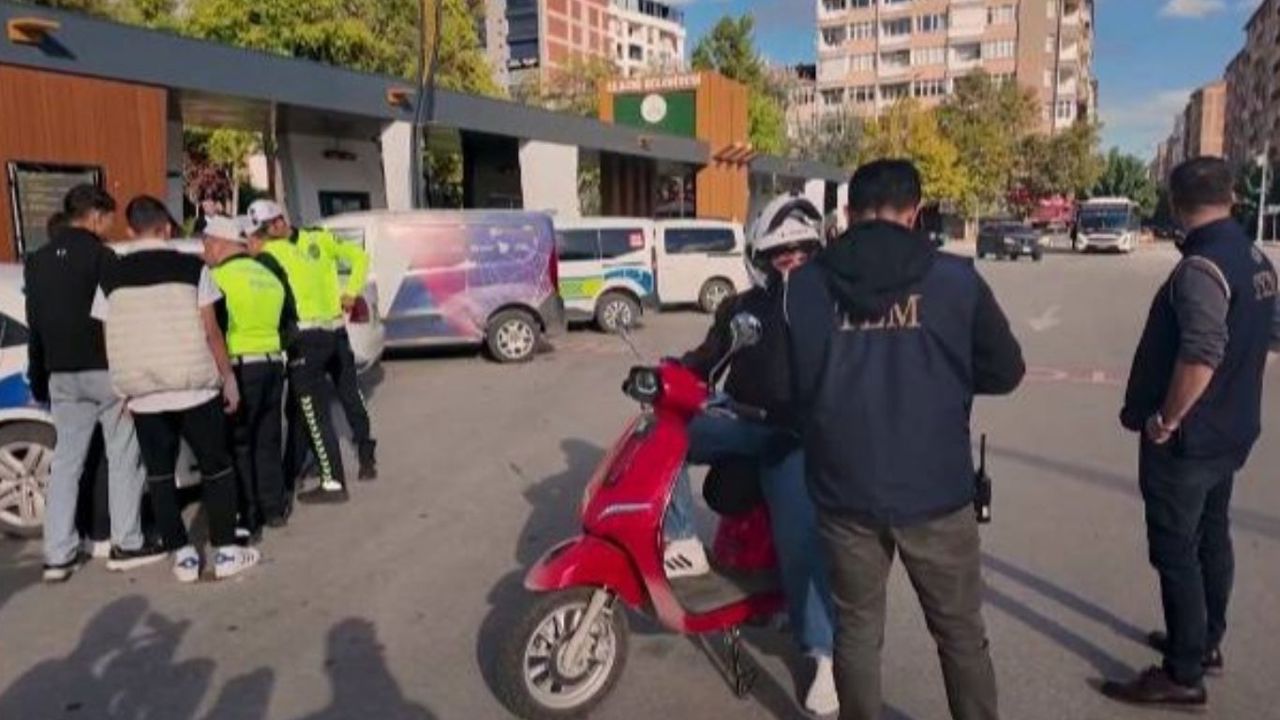 Elazığ'da motosiklet denetimi: 63 sürücüye 1 milyon 311 bin lira ceza