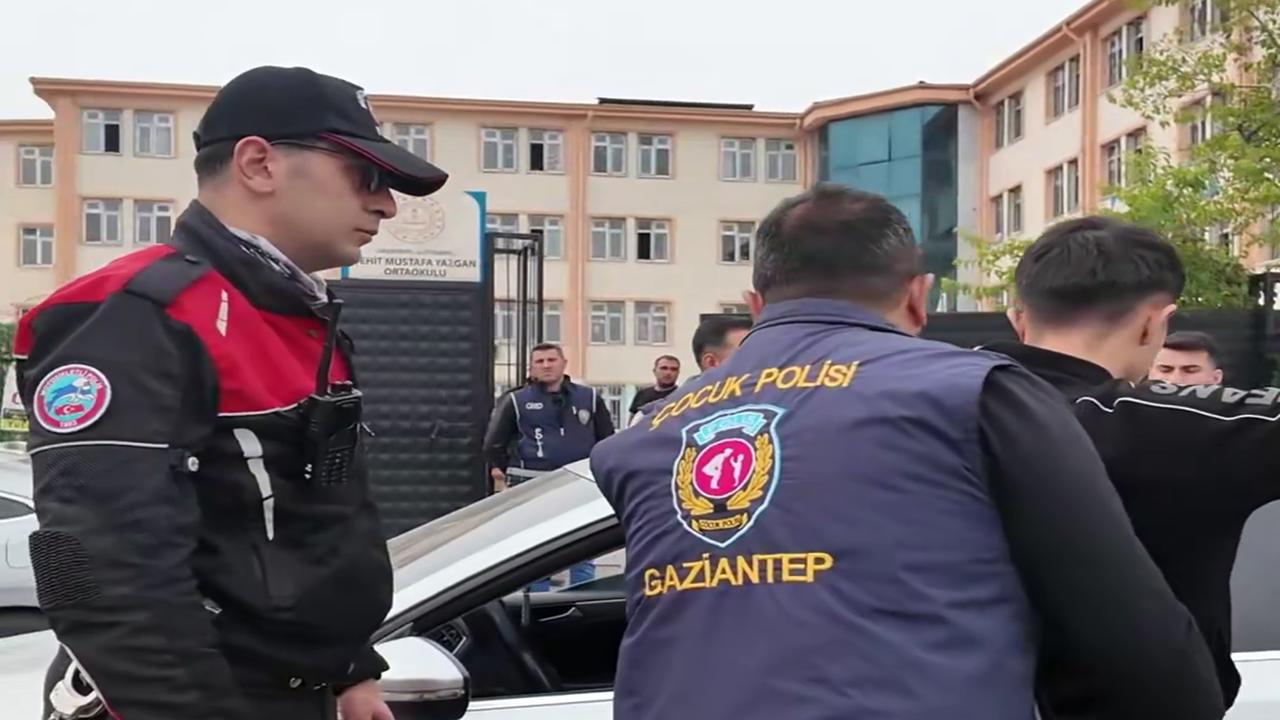 Gaziantep'te okul çevrelerinde güvenlik denetimi