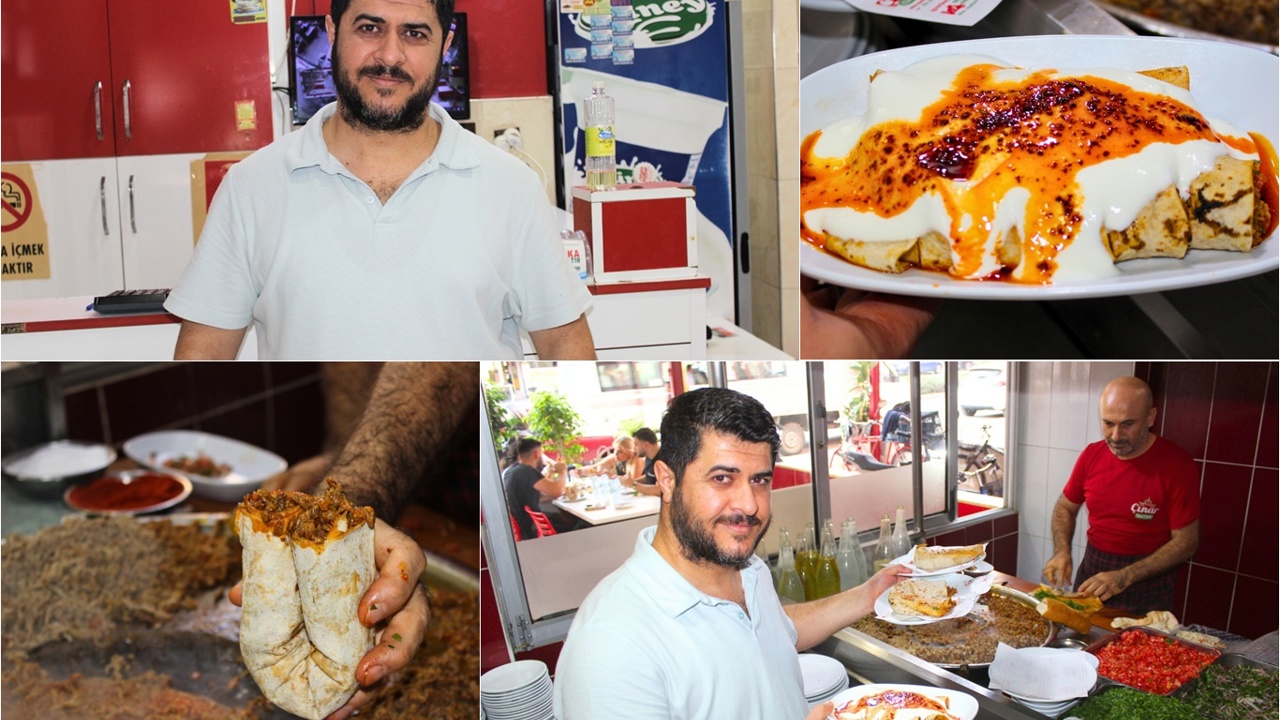 Mersin'in yöresel lezzeti tantuni, ustalıkla sofralara taşınıyor