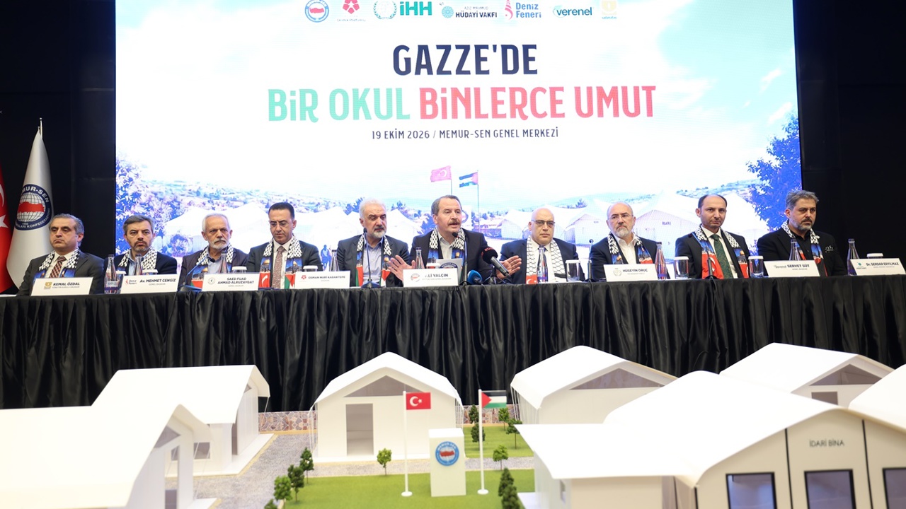 “Gazze’de Bir Okul Binlerce Umut”  projesinin tanıtımı gerçekleştirildi