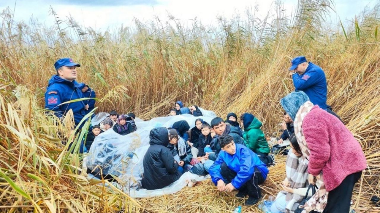 Çanakkale'de 39 düzensiz göçmen yakalandı