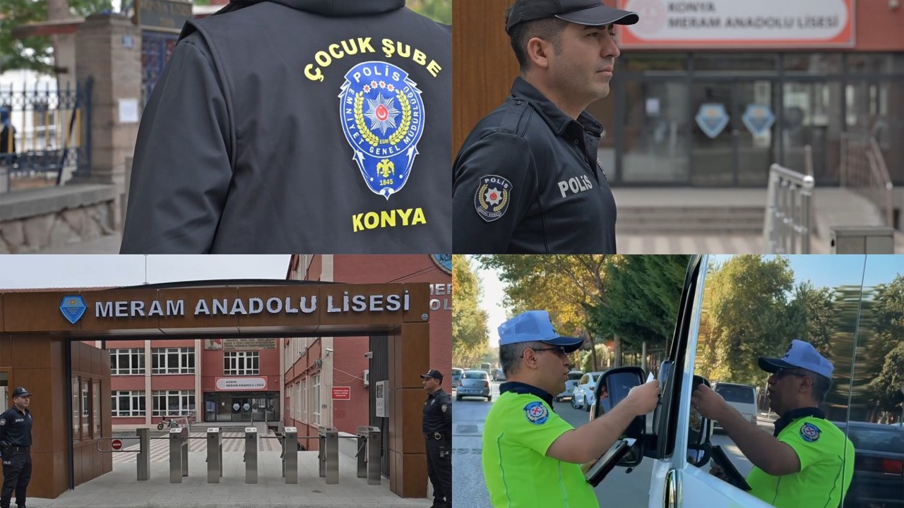 Konya’da okul güvenliği için kapsamlı uygulama: 9 aranan şahıs yakalandı
