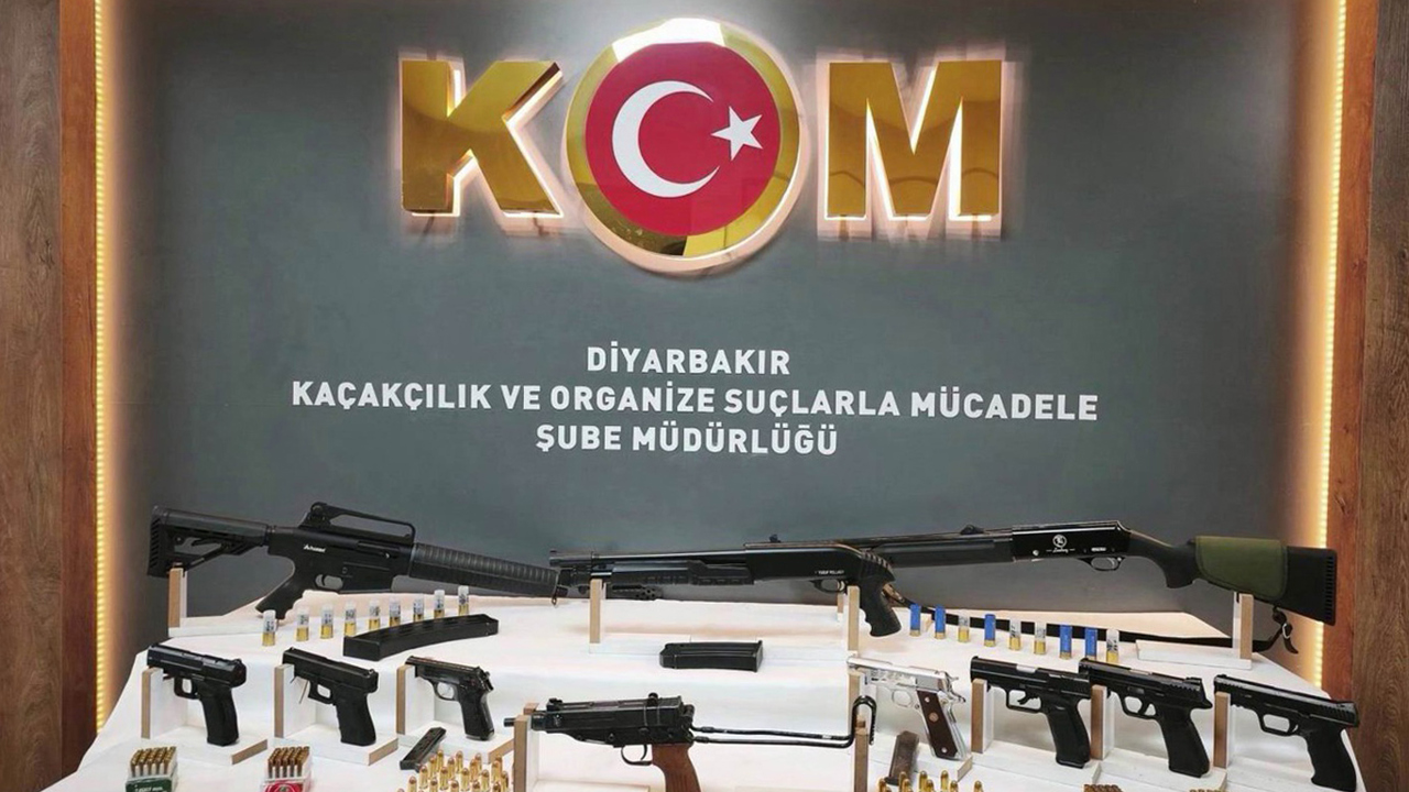 Diyarbakır’da silah kaçakçılığı operasyonu: 13 gözaltı