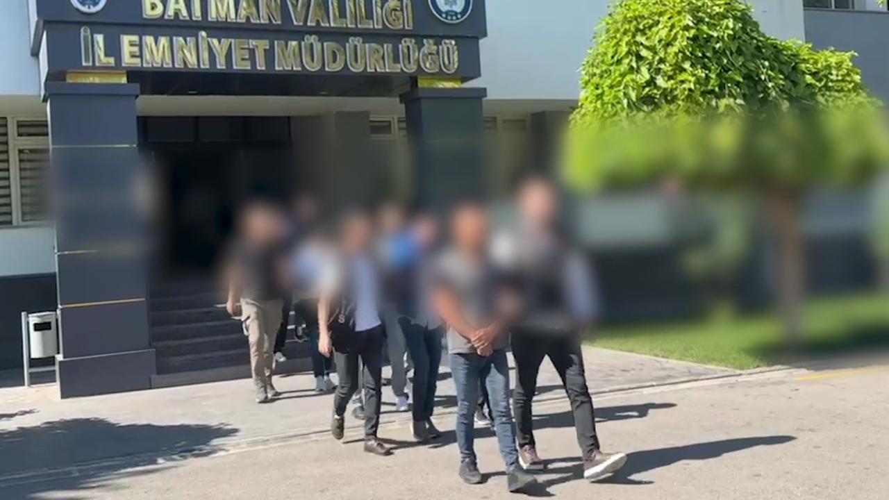 Batman merkezli uyuşturucu operasyonunda 17 kişi tutuklandı