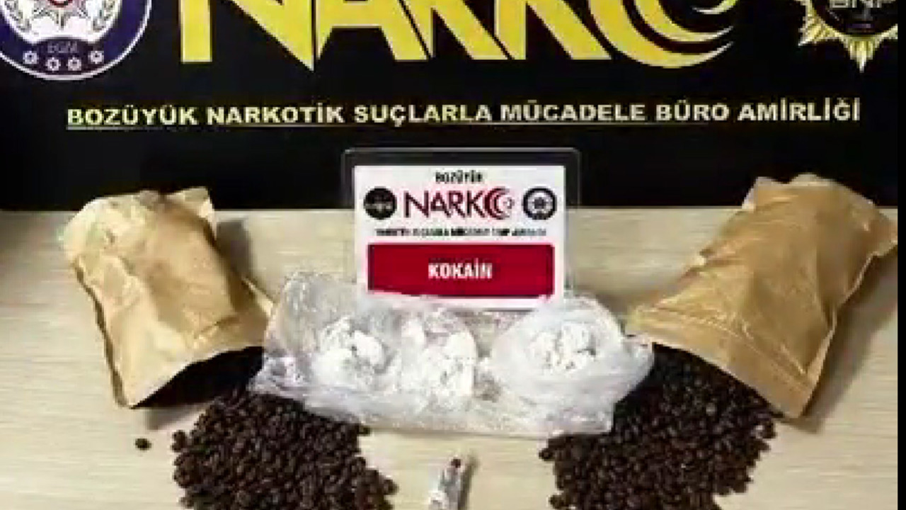 Bilecik’te kahve paketlerine gizlenmiş kokain ele geçirildi
