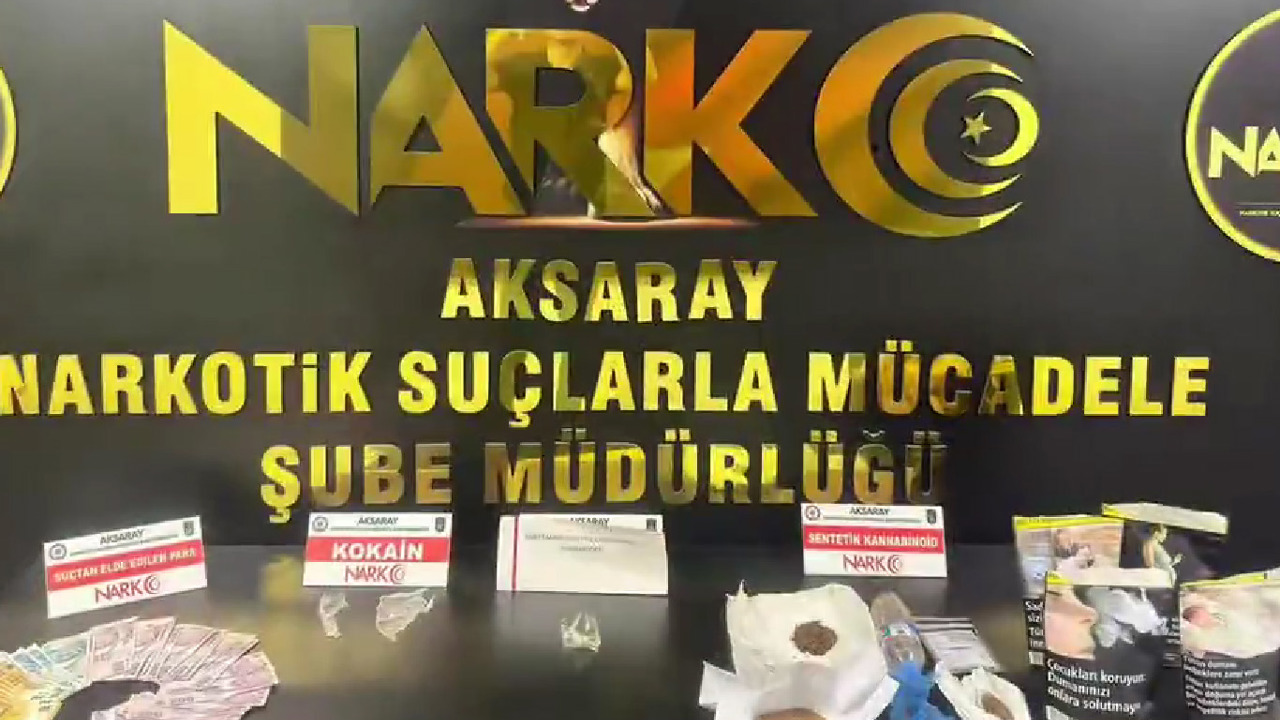 Aksaray’da uyuşturucu operasyonu: 10 tutuklama