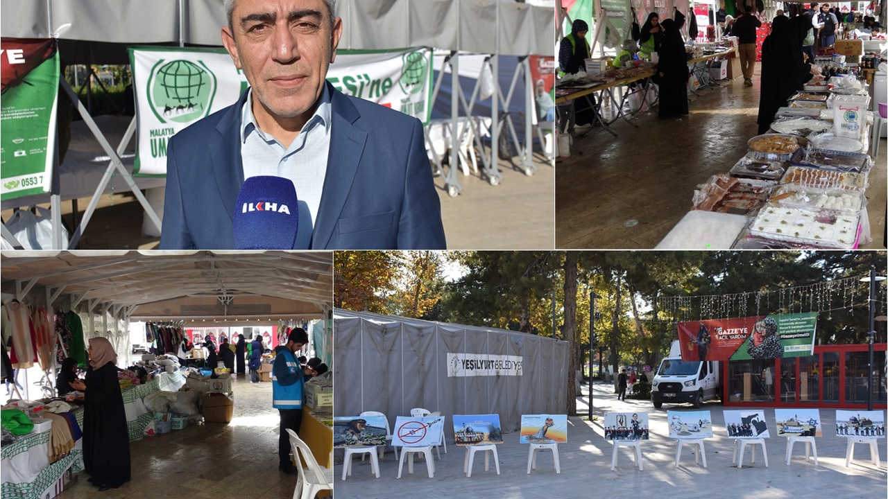 Umut Kervanı Malatya Derneği tarafından Gazze'de yaşanan insani krize destek