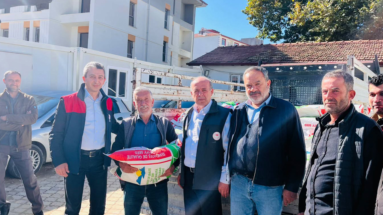 Malatya'daki üreticilere yem bitkisi tohumu desteği