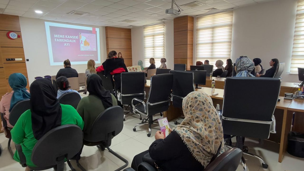 Siirt’te kadın personele yönelik kanser taraması yapıldı