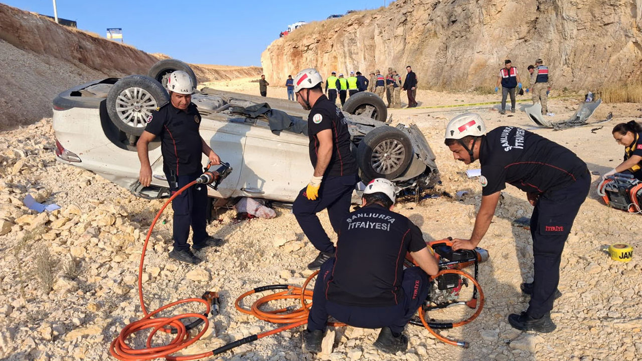 Şanlıurfa'da otomobil uçuruma yuvarlandı: 1 ölü