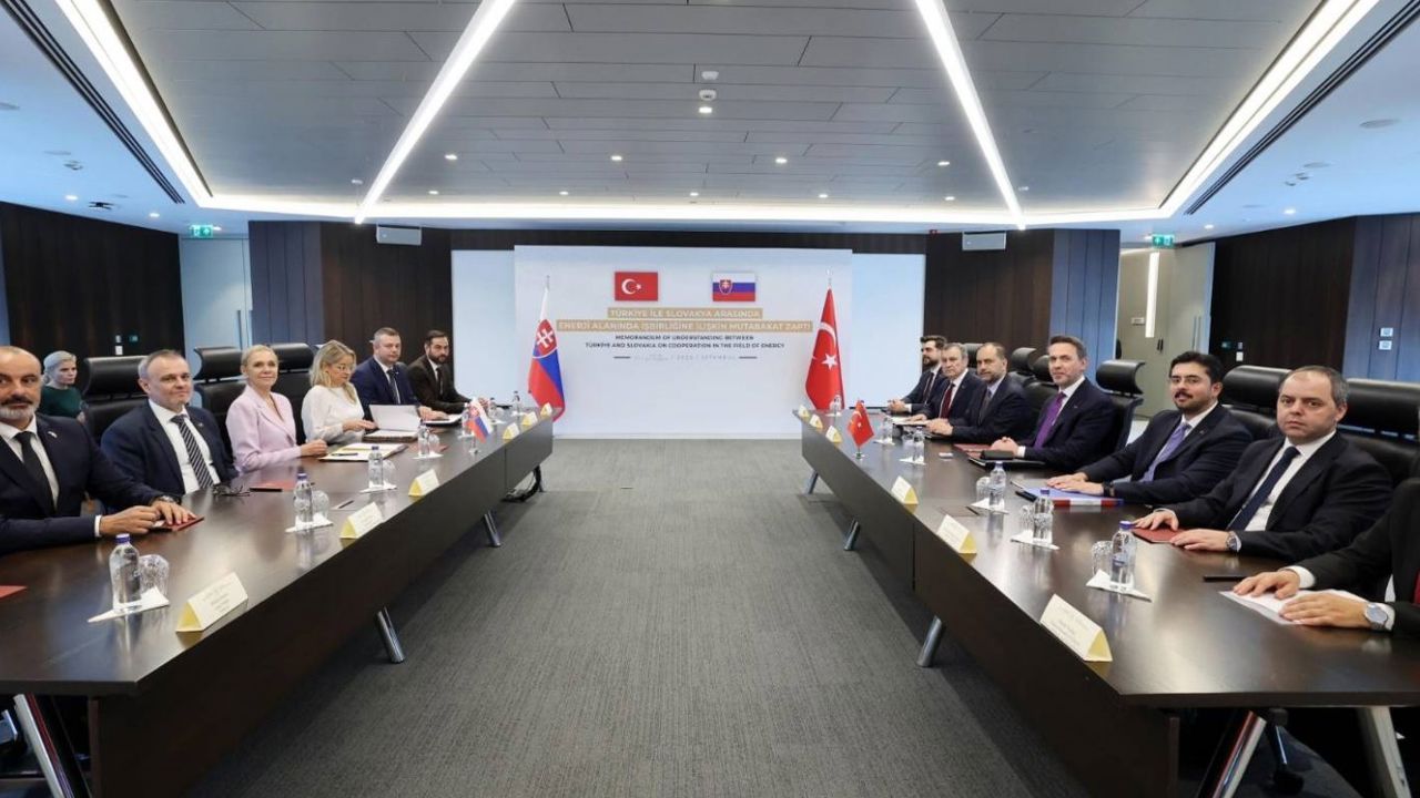 Türkiye ile Slovakya arasında enerji alanında iş birliği mutabakatı imzalandı