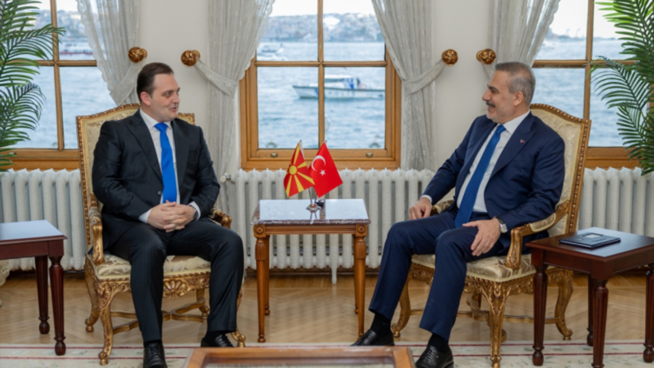Dışişleri Bakanı Fidan Kuzey Makedonya Devlet Bakanı Zeynula’yı kabul etti