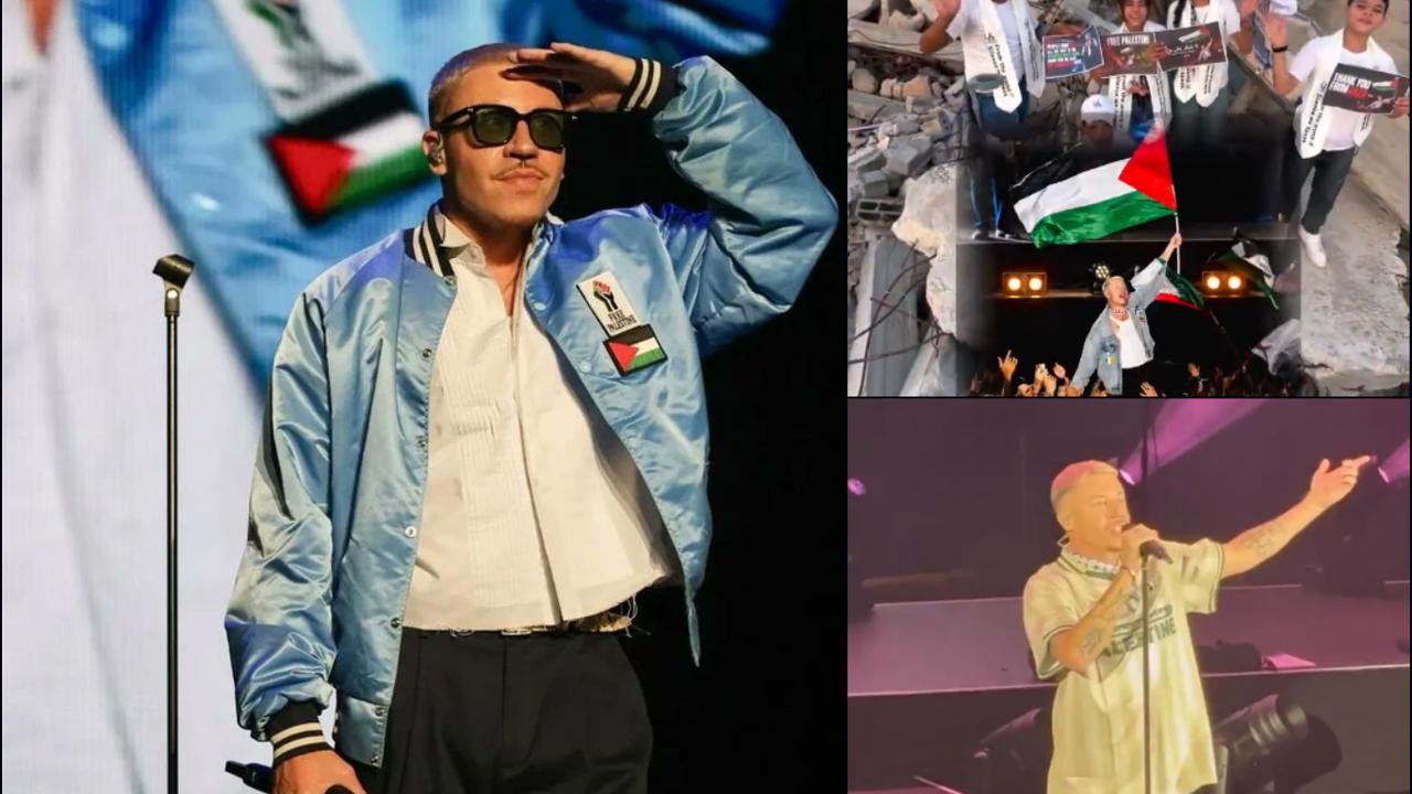 Macklemore, konserinde “Özgür Filistin, özgür Sudan, özgür Lübnan” diye haykırdı