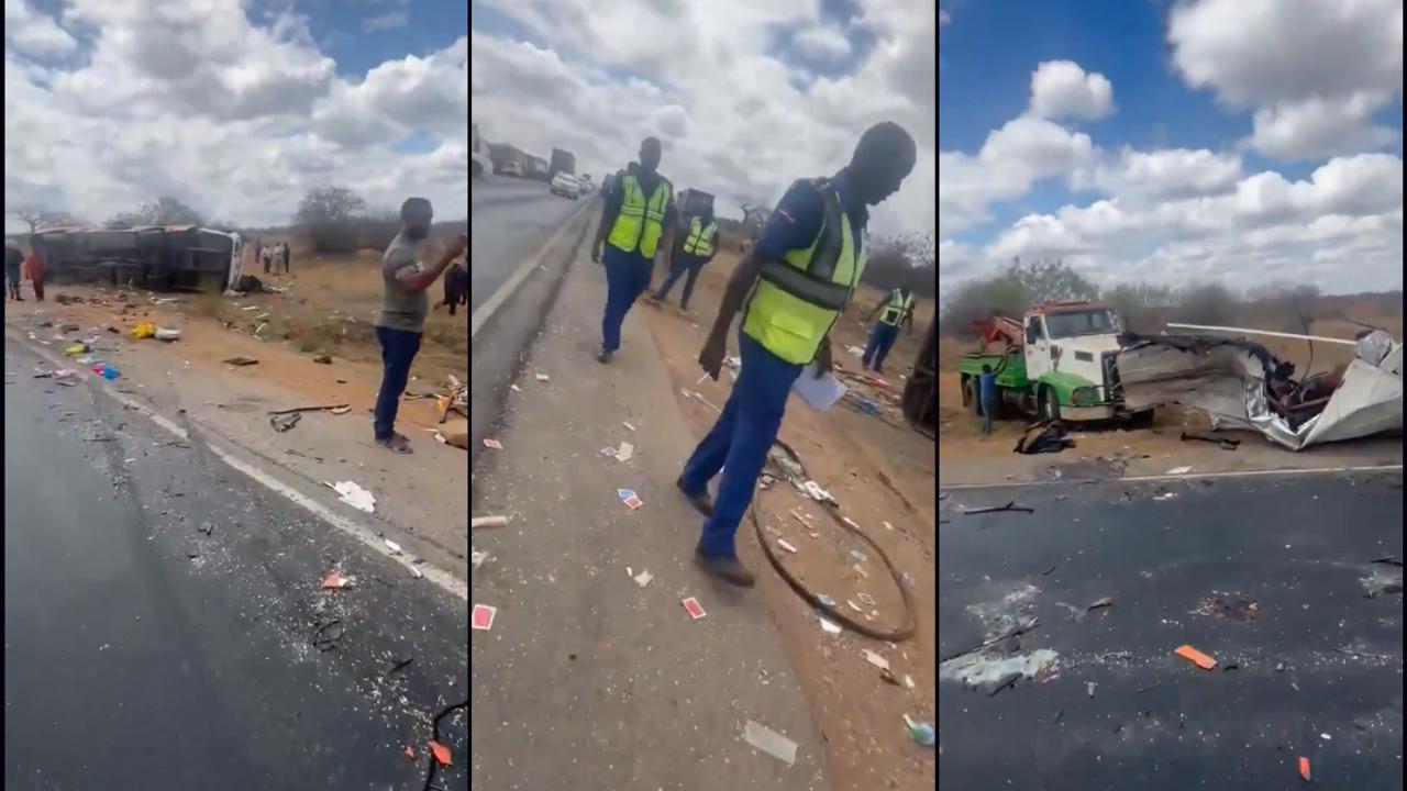 Kenya'da otobüs ile kamyon çarpıştı: en az 22 ölü