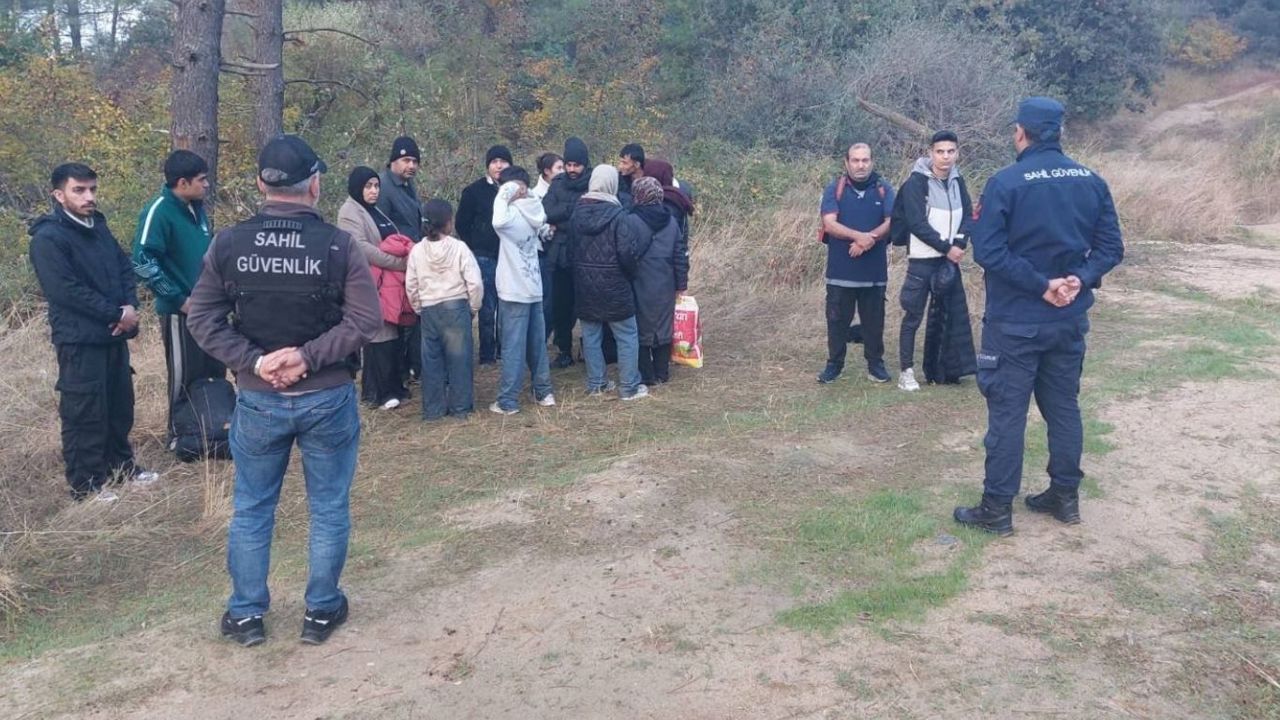 Edirne'de 18 düzensiz göçmen yakalandı