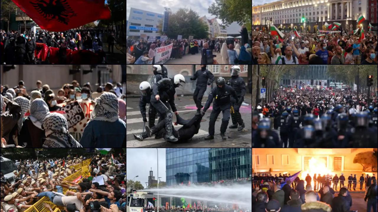 Avrupa genelinde öfke ve protesto dalgaları büyüyor