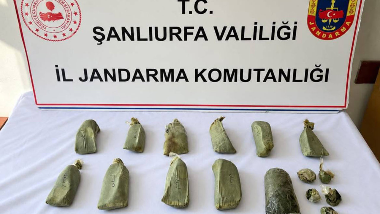 Şanlıurfa'da 5,5 kilogram esrar ele geçirildi: 1 gözaltı