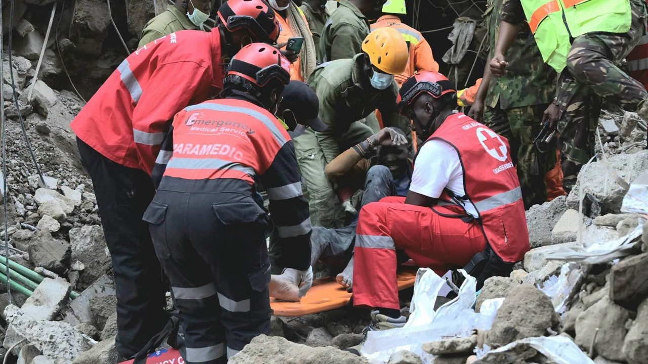 Kenya’da çöken 18 katlı binada kurtarılanların sayısı 4’e yükseldi: 47 kişi hala kayıp