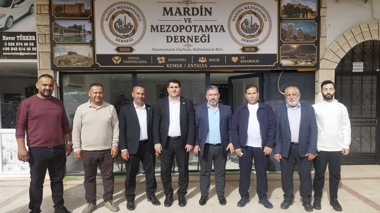 HÜDA PAR Antalya İl Başkanlığından Mardin Mezopotamya Derneği’ne ziyaret