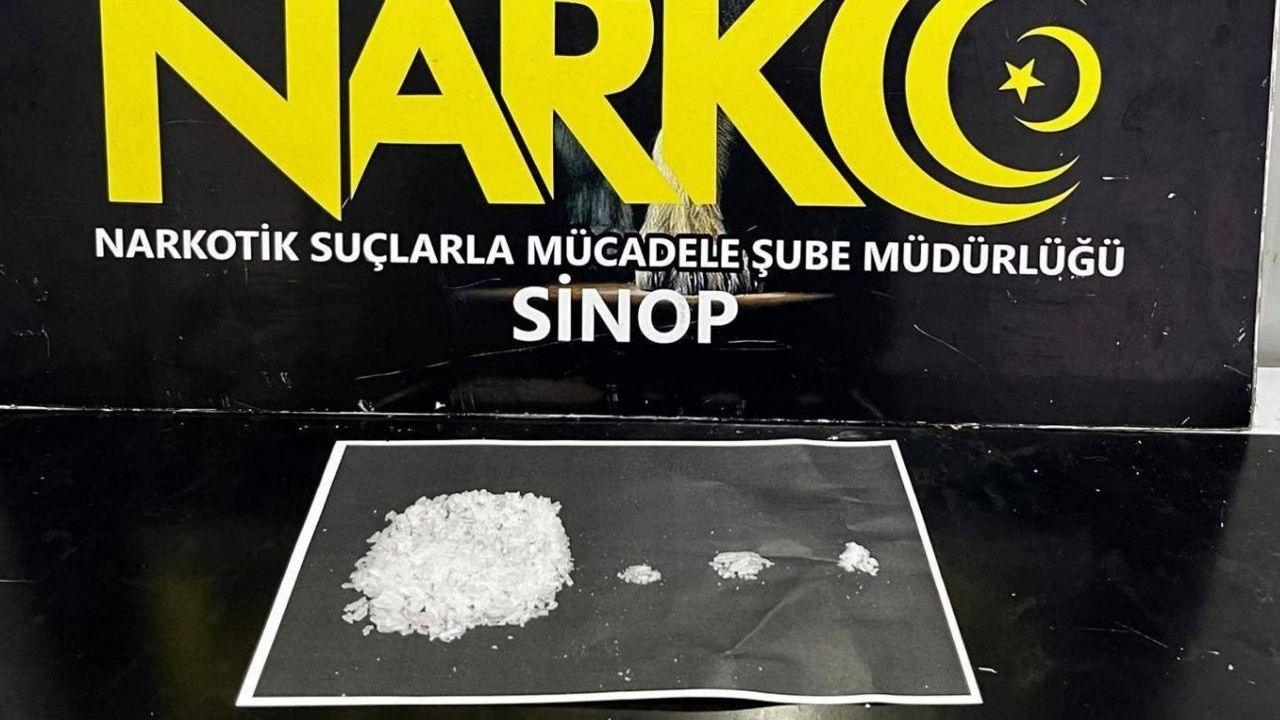 Sinop'ta uyuşturucu operasyonunda 3 şüpheliye adli işlem