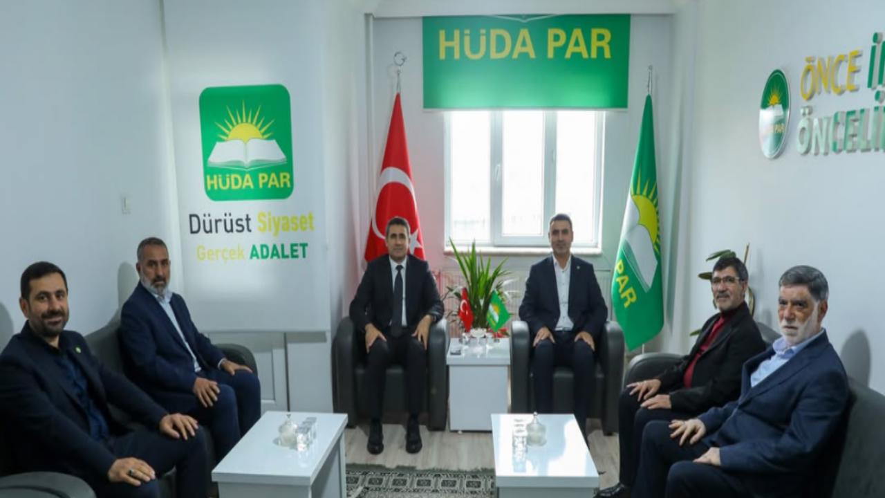 Bingöl Belediye Başkanı Arıkan'dan HÜDA PAR İl Başkanlığına ziyaret