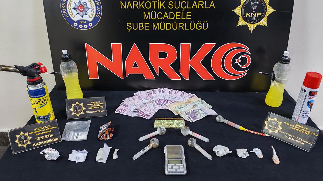 Kırıkkale'de uyuşturucu operasyonunda 1 kişi tutuklandı