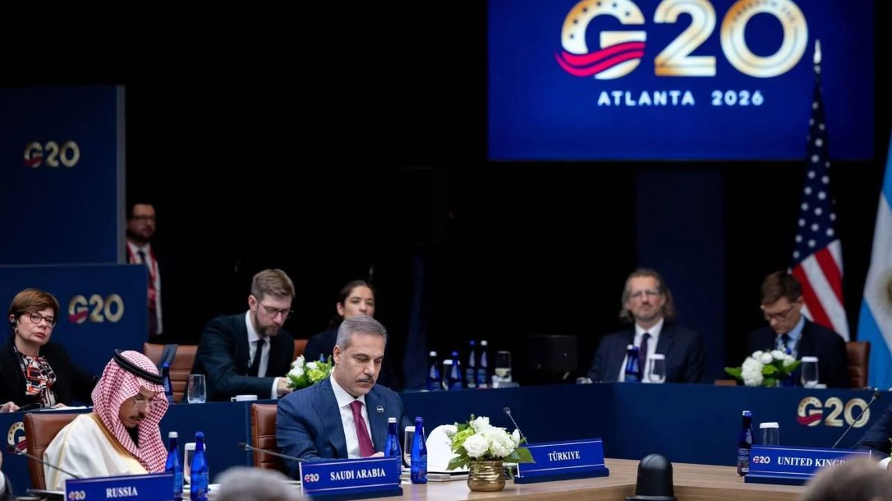 Bakan Fidan, G20 Dışişleri Bakanları Toplantısı'na katıldı