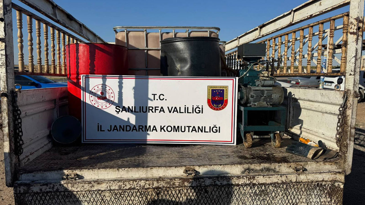 Şanlıurfa'da kaçak akaryakıt operasyonu