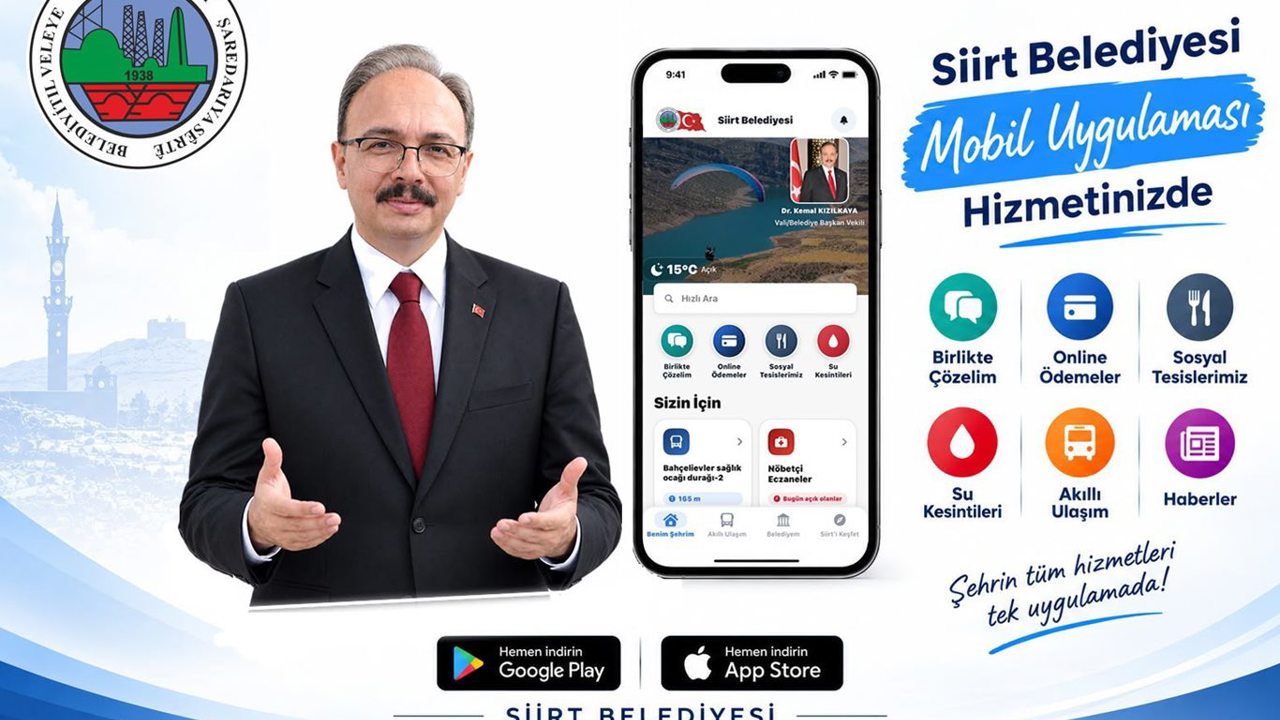 Siirt’te belediye hizmetleri tek uygulamada toplandı