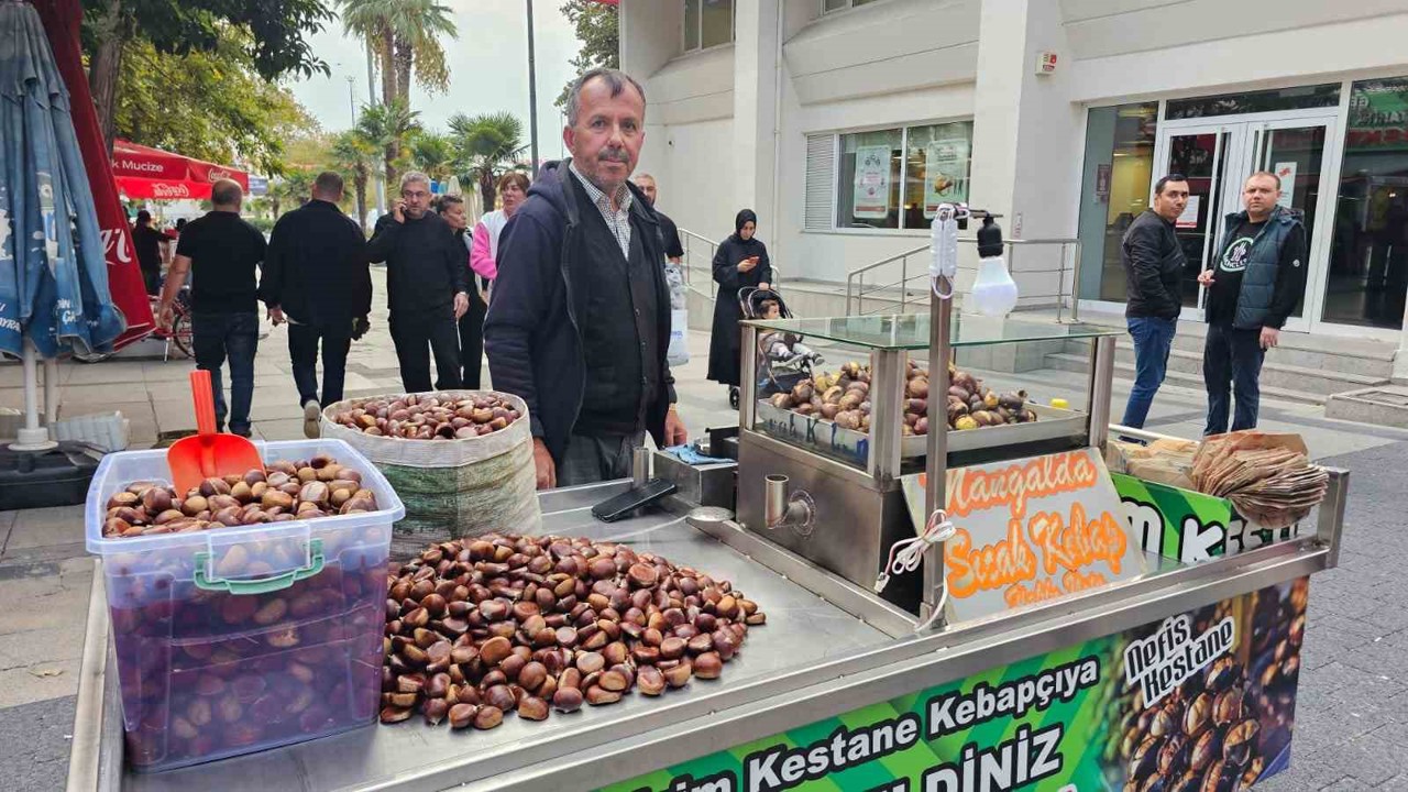 Kestane tezgahlarda yerini aldı
