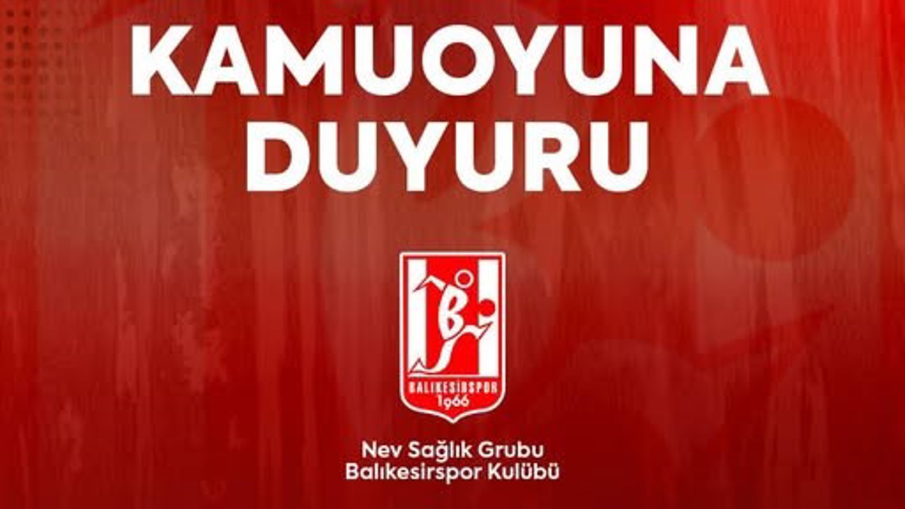 Balıkesirspor’da olağanüstü genel kurul tarihi belli oldu
