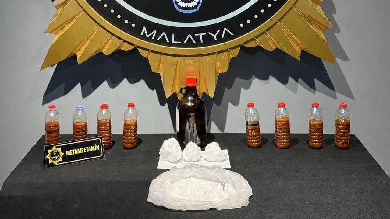 Malatya’da 4 kilo 875 Gram Metamfetamin Ele Geçirildi